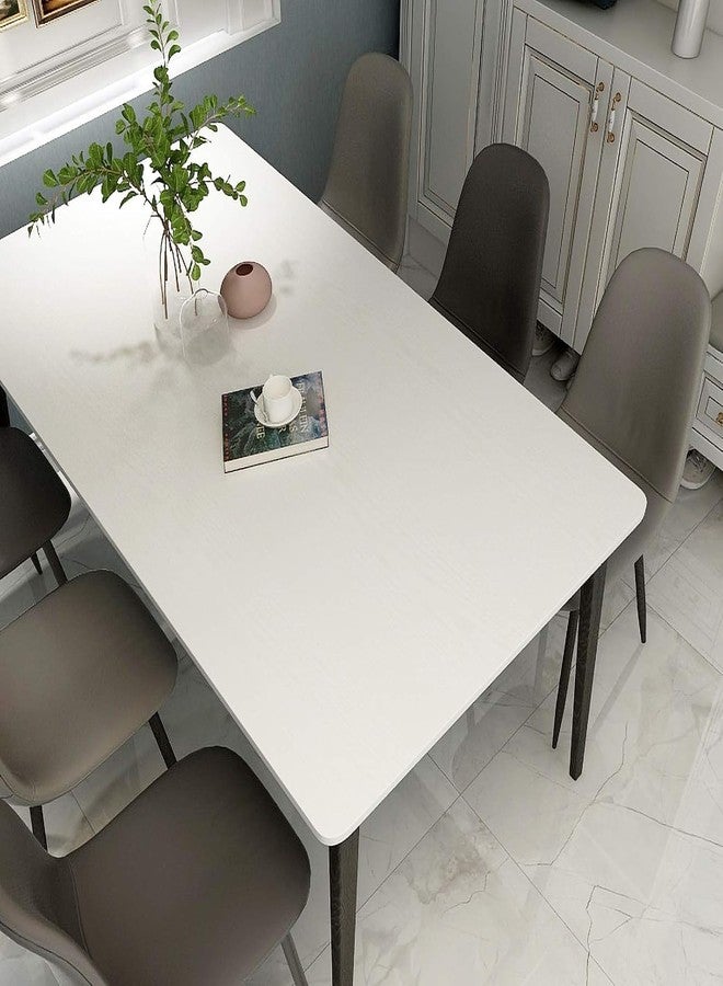 WALLFLY Decorative Wallpaper, Contact Paper White-Matte Finish Anti Oil & Waterproof Self Adhesive Wallpaper for Walls/Furniture-Counter top/Desk Cabinet Covering Wallpaper || (60 x 300 cm, 19.38 ft²) - Image 5